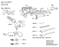 Bosch 0 601 336 003  Angle Grinder 220 V / Eu Spare Parts
